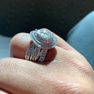 Don’t kill me I don’t know the exact karat weight! Big beautiful Diamond ring